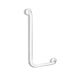 Maniglia verticale sx cm 35x65 inox bianco goman, bgani disabili e terza eta Goman X3565S/01