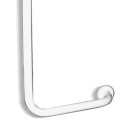 Maniglia verticale sx cm 35x65 inox bianco goman, bgani disabili e terza eta Goman X3565S/01