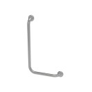 Maniglia verticale sinistra cm 35x65 inox lucido per bagni disabili ed anziani Goman X3565S/93