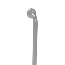Maniglia verticale sinistra cm 35x65 inox lucido per bagni disabili ed anziani Goman X3565S/93