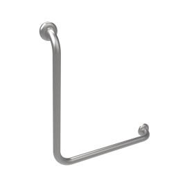 Maniglia verticale 50x50 inox satinatoper bagni terza eta e disabili Goman X5050/91