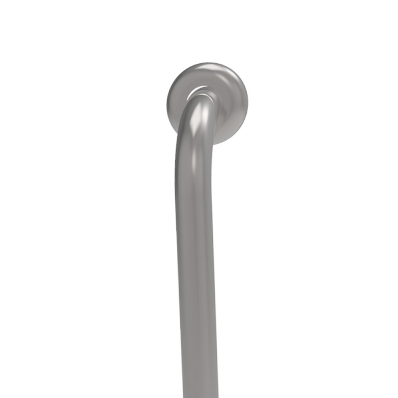 Maniglia disabili e anziani verticale 50x50 inox lucido Goman X5050/93