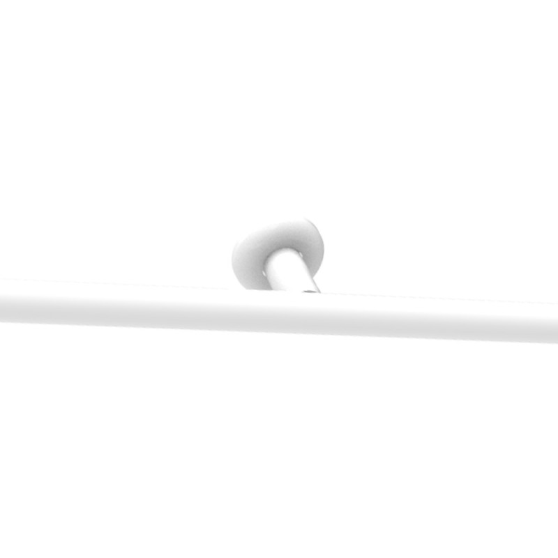 Maniglione di sicurezza per bgani terza eta e disabili cm.130 inox bianco, goman Goman XM130/01