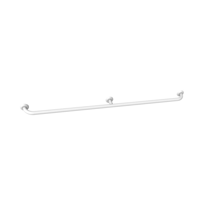 Maniglione cm.150 bagni disabili ed anzianigoman in acciaio inox bianco Goman XM150/01
