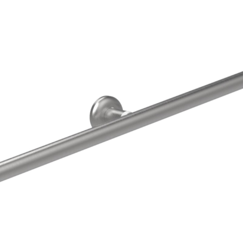 Maniglione cm. 150 per bgani anziani e disabili in acciaio inox satinato Goman XM150/91
