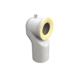 Manicotto prolunga a collo di cigno per WC ingresso D 80-110 mm Idrobric SFUCAS0234MC