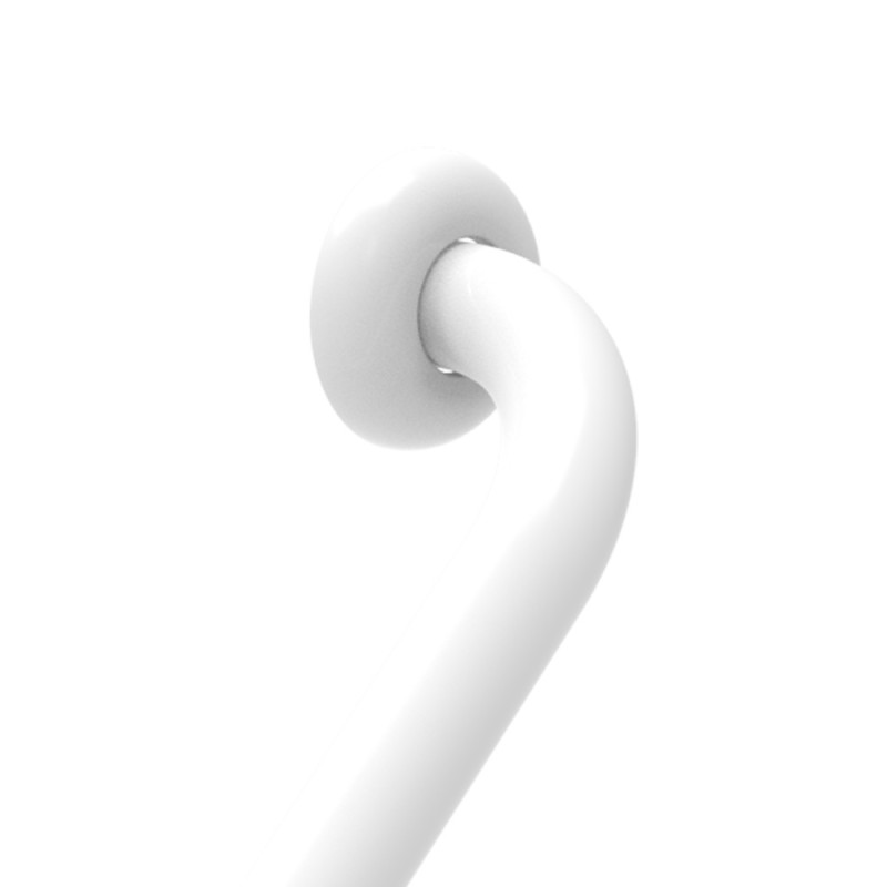 Maniglia inox diam. 45 cm.60 bianco ideale per bgani disabili ed anziani Goman XMA1/01