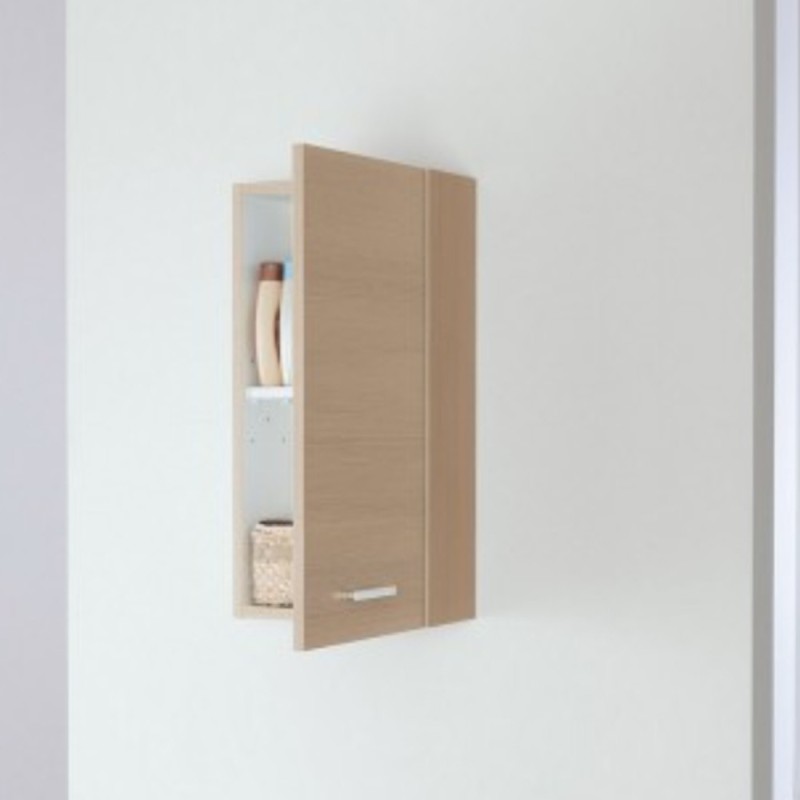 Pensile bagno singolo 35cm 1 anta stella larice Feridras 799055