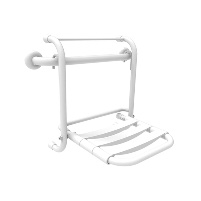 Sedile ribaltabile asportabile inox in nylon con doghe Goman N-X831