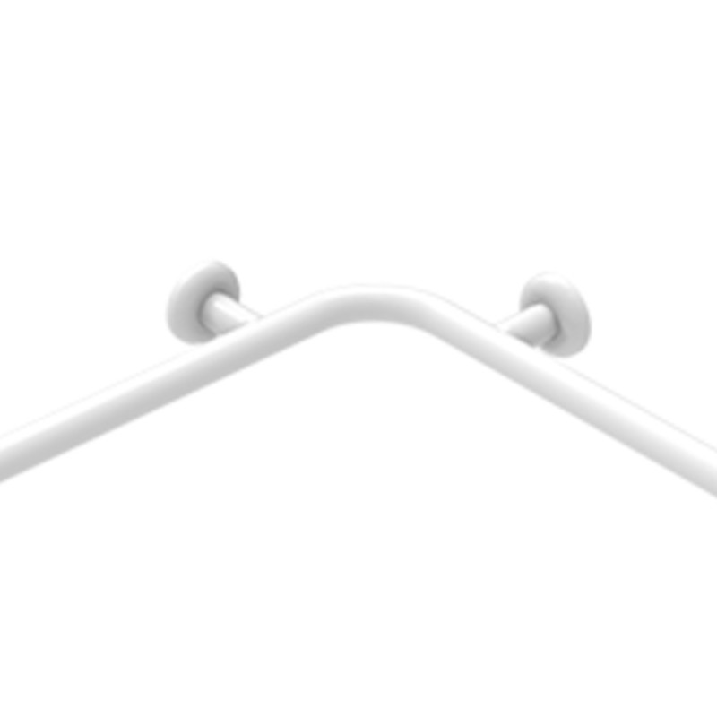 Maniglia angolare di sicurezza in acciaio inox cm 70x70 cm Goman XA01/01
