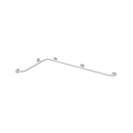 Maniglia angolare di sicurezza in acciaio inox cm.70x120 bianco Goman XA02/01