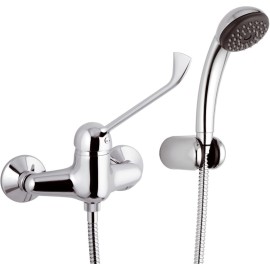 Rubinetto esterno per doccia con doccia duplex con leva lunga - serie kiss Remer K39LL