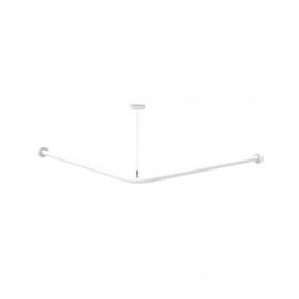 Reggitenda angolare di cm 90x90 con supporto a soffitto Goman ZRA90/01