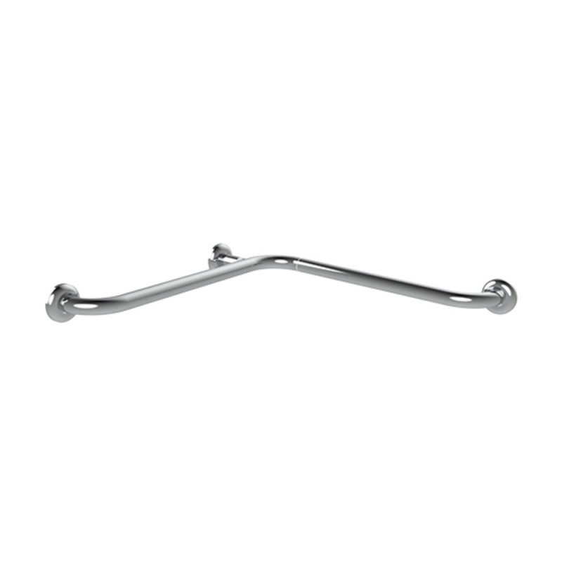 Maniglia angolare di sicurezza da cm 60x60 inox lucido Goman XA12/93