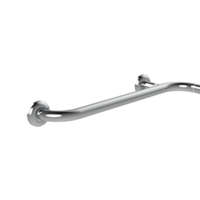 Maniglia angolare di sicurezza da cm 60x60 inox lucido Goman XA12/93