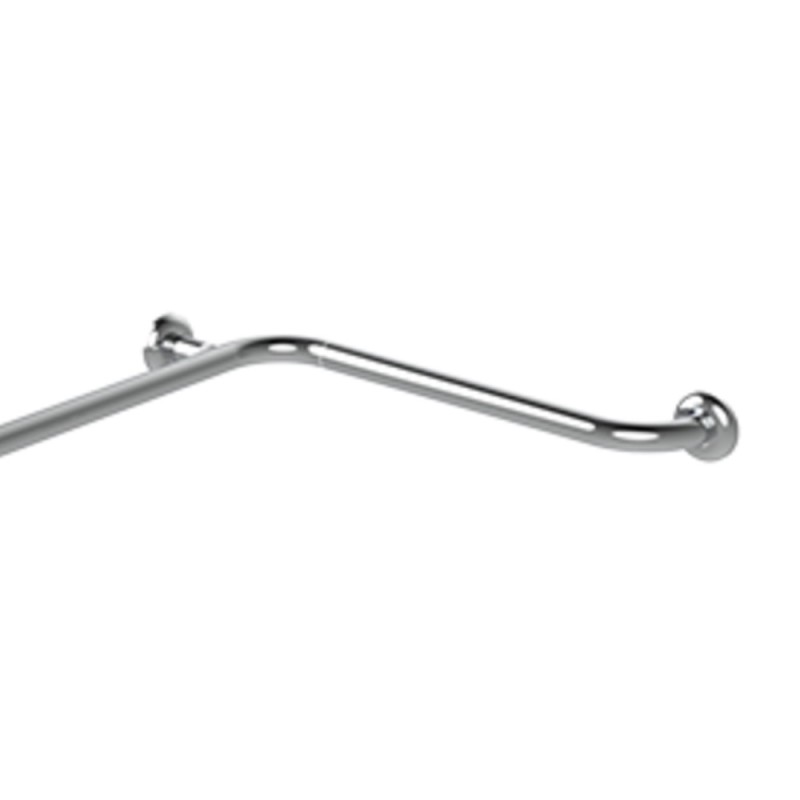Maniglia angolare di sicurezza da cm 110x60 inox lucido Goman XA13/93