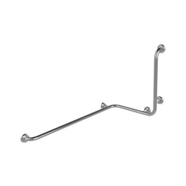 Maniglia angolare con verticale laterale universale 110x60x60h inox lucido Goman XA15U/93