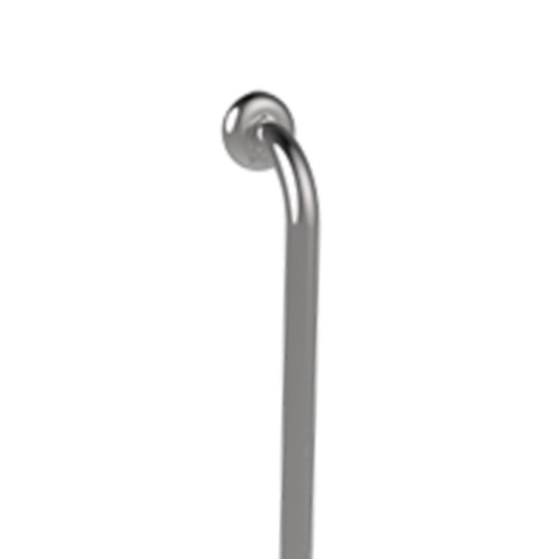 Maniglia angolare con verticale laterale universale 110x60x60h inox lucido Goman XA15U/93