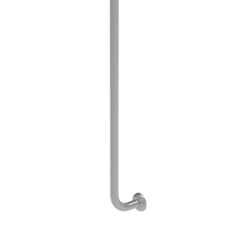 Corrimano verticale di 130 cm in inox lucido Goman XV03/93