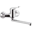 Miscelatore lavello a muro con bocca lunga, serie kiss Remer K41