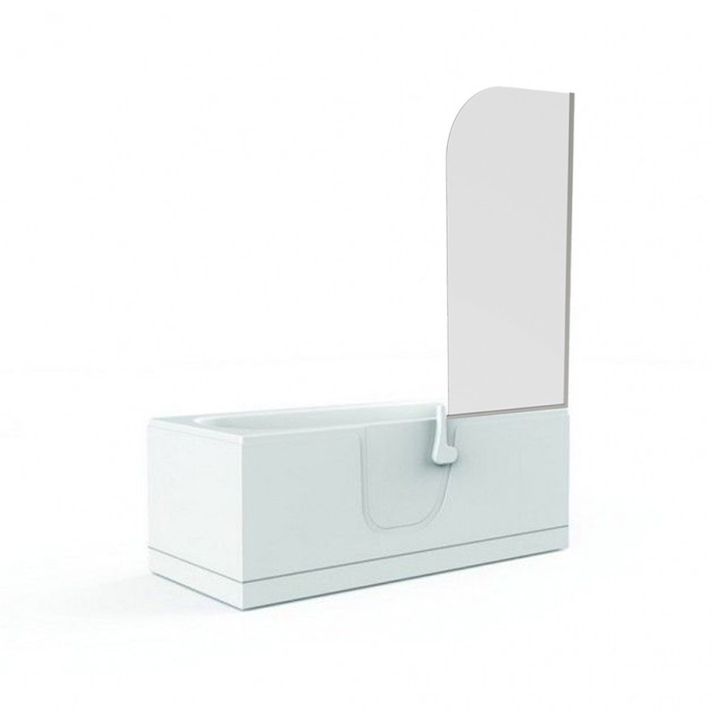 Parete vasca oasi prestige 135x68 cm in cristallo da 6 mm Goman D0360/01