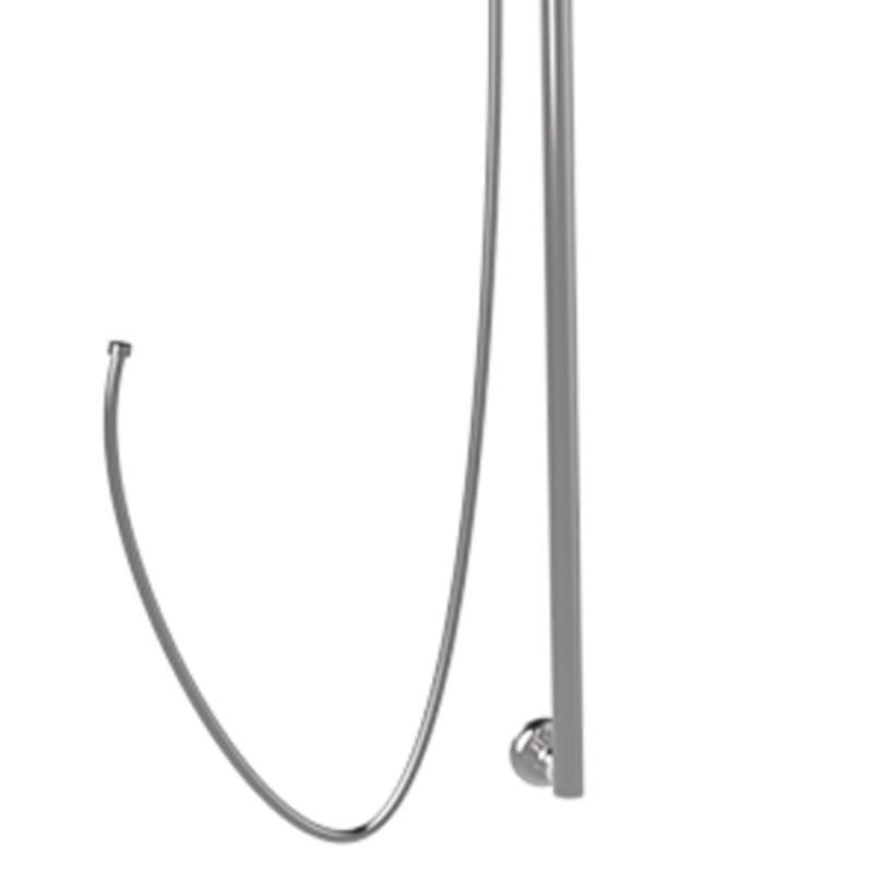 Saliscendi verticale universale inox lucido Goman D0030/93