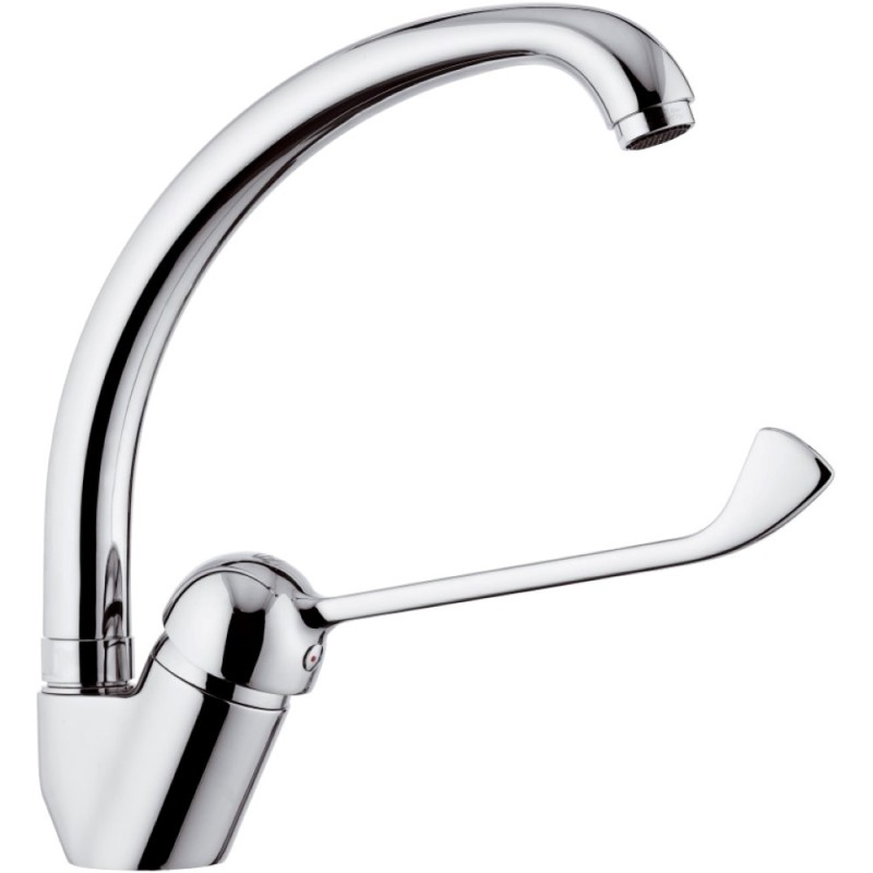 Rubinetto per lavello con bocca alta girevole - serie kiss Remer K42LL