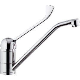 Rubinetto lavello con bocca girevole e con leva lunga - serie kiss Remer K44