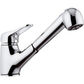 Rubinetto per lavello con doccia estraibile a getto variabile - serie kiss Remer K47