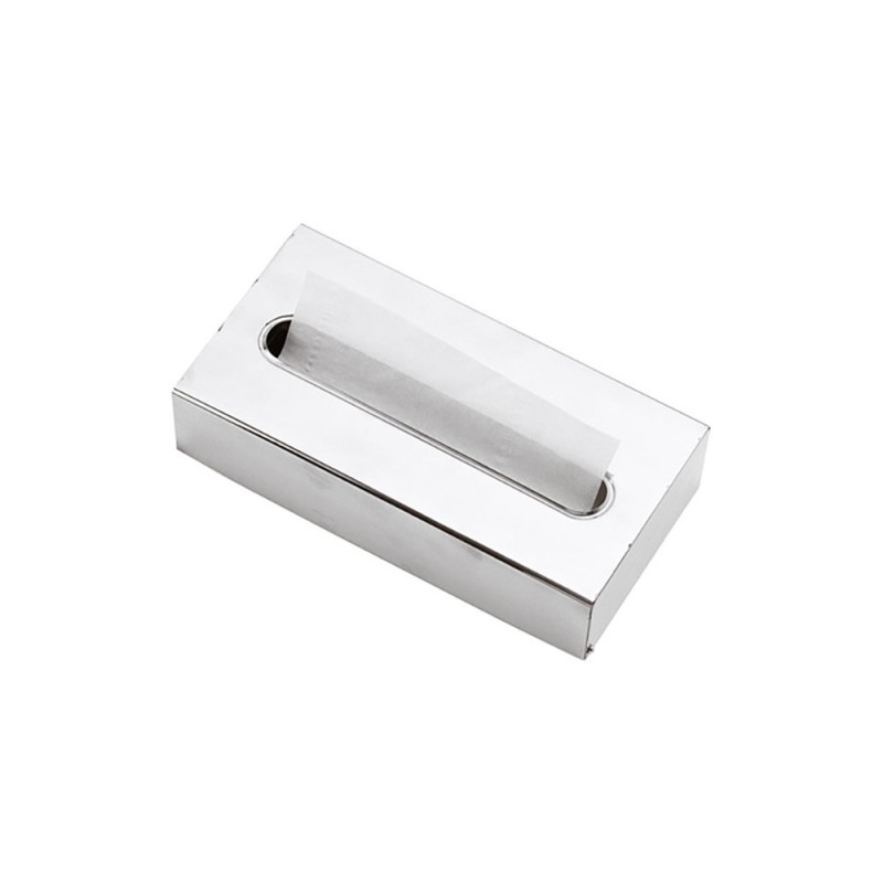 Porta fazzoletti in ottone cromato Remer RB495