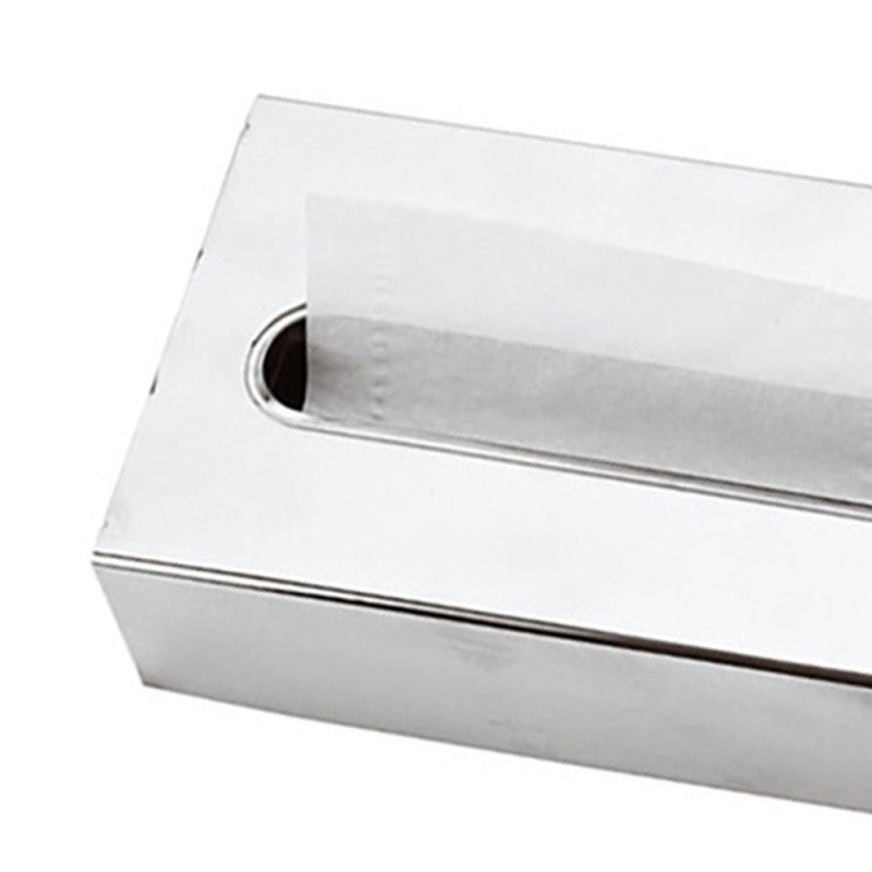 Porta fazzoletti in ottone cromato Remer RB495