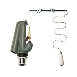 Batteria in ghisa con catena onice per scarico cassette alte in ceramica Idrobric VALCAS0124BA