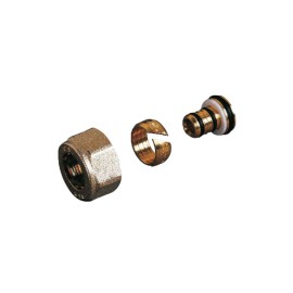 Coppia raccordi per tubo mulistrato 16 mm Idrobric CARRAC0137CR