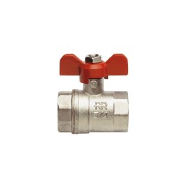 Valvola a sfera f.f. con maniglia a farfalla RR 365FF