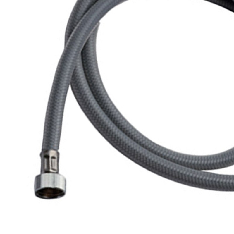 Flessibili per doccia retinato metallizzato in pvc doppia ghiera RR 332NG