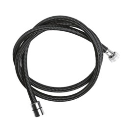 Flessibile per doccia in nylon nero RR 332CNNY