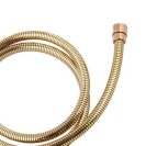 Flessibile doccia in pvc trasparente - dorato RR 332CNDR