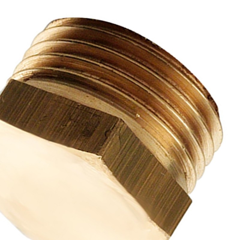 Tappo esagonale ottone giallo RR 523OG X