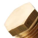 Tappo esagonale ottone giallo RR 523OG X