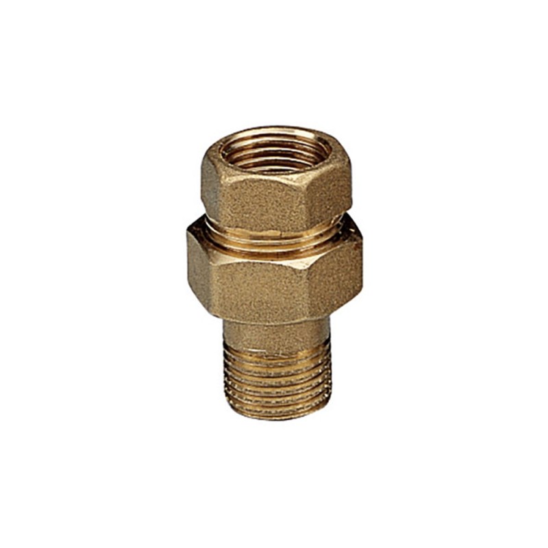Bocchettone a 3 pezzi dritto giallo RR 461 X