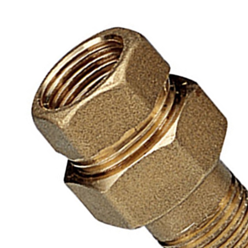 Bocchettone a 3 pezzi dritto giallo RR 461 X