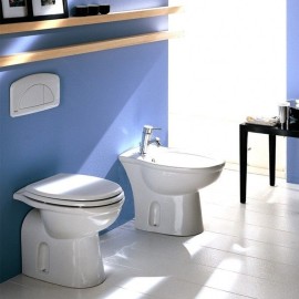 Wc con sedile e bidet tradizionali serie fiore rak ceramics Rak Ceramics setwcbidetfiore