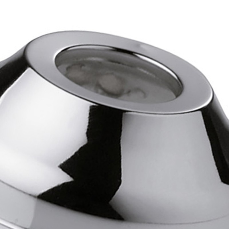 Rosone a muro in ottone cromato Remer 145 X