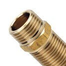 Vite doppia prolungata ottone giallo 1/2 RR 521OG