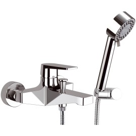 Rubinetto vasca esterno con flessibile e doccia - serie dream Remer D02