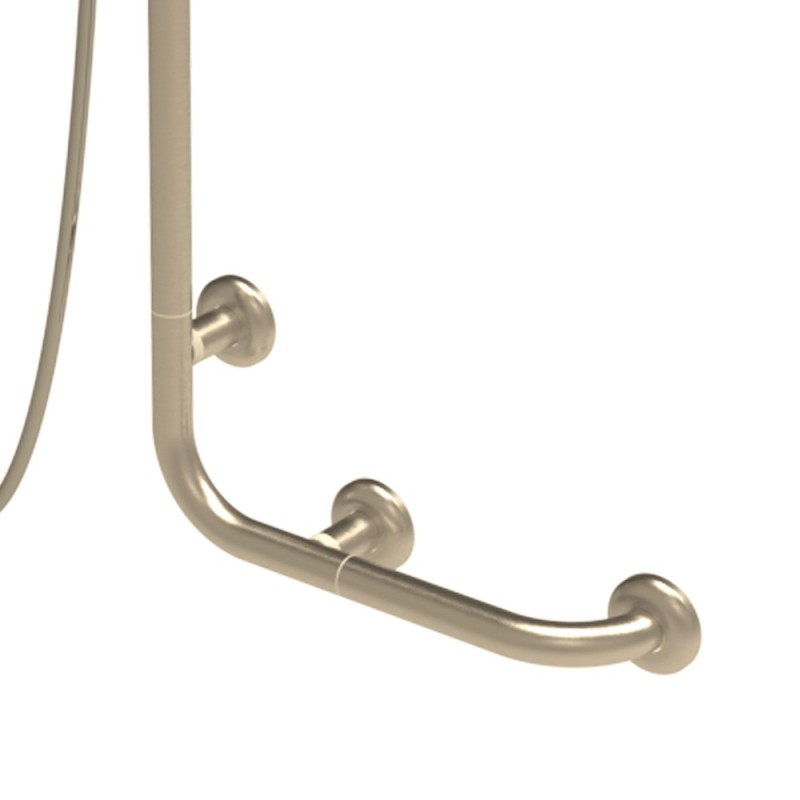 Maniglia saliscendi in acciaio spazzolato goman Goman D0031/91