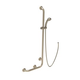 Maniglia saliscendi in acciaio spazzolato goman Goman D0031/91