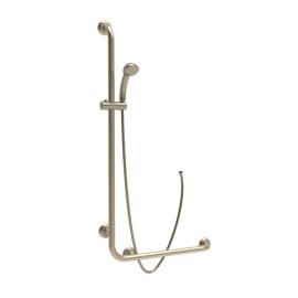 Goman maniglia angolare e verticale inox satinato Goman D0032/91