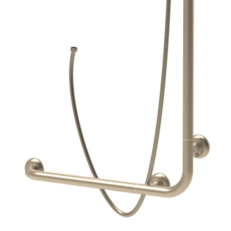 Goman maniglia angolare e verticale inox satinato Goman D0032/91
