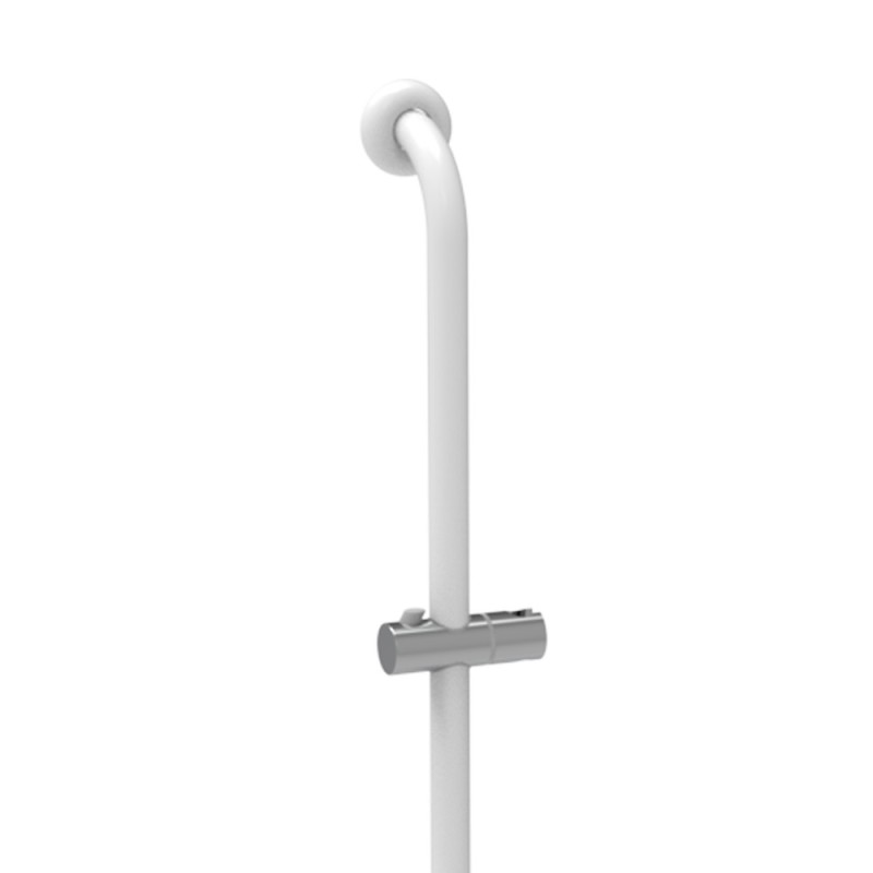 Goman maniglia inox e saliscendi flex bianca Goman D0032BSDF/01